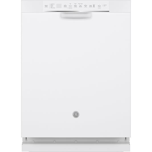 GE Stainless Steel Interior Dishwasher with Front Controls White - GDF645SGNWW