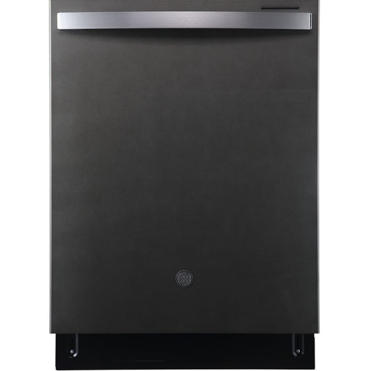 GE 24" Built-In Top Control Dishwasher with Stainless Steel Tall Tub Slate - GBT640SMPES