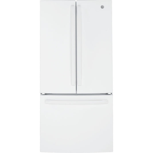 GE 18.6 Cu. Ft. Counter-Depth French-Door Refrigerator White - GWE19JGLWW