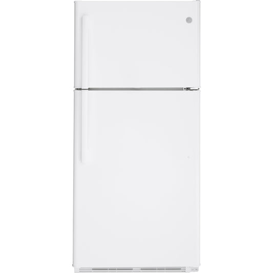 GE® 18 Cu. Ft. Top-Freezer Refrigerator White - GTS18FTLKWW