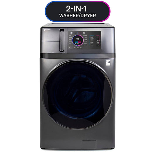 Profile 5.5 cu. ft. Capacity UltraFast Combo, Ventless Heat Pump Technology Washer/Dryer Carbon Graphite PFQ97HSPVDS