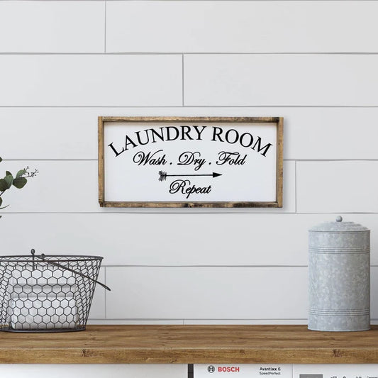 Laundry Room Wood Sign