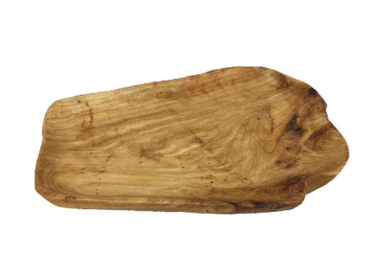 Hand-Crafted Root Wood Live Edge Platter - Large