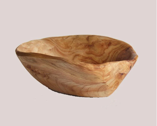 Hand-Crafted Root Wood Live Edge Bowl - Small