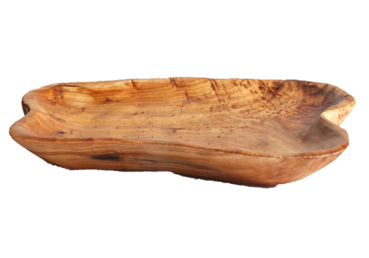 Hand-Crafted Root Wood Live Edge Platter - Medium