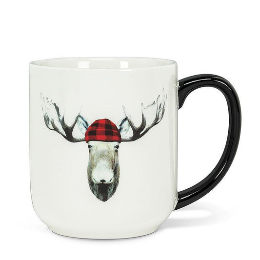 Red/Black Jack Moose Mug