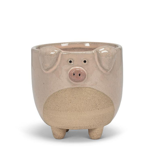 Large Pig on Legs Planter