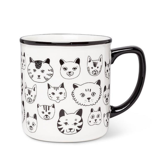 Simple Cat Faces Mug