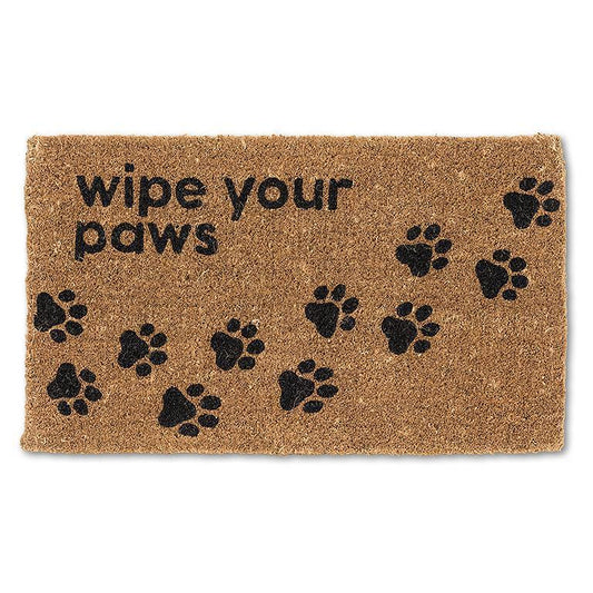 Graphic Wipe Your Paws Doormat