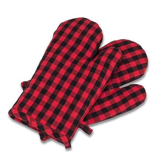 Buffalo Check Oven Mitts