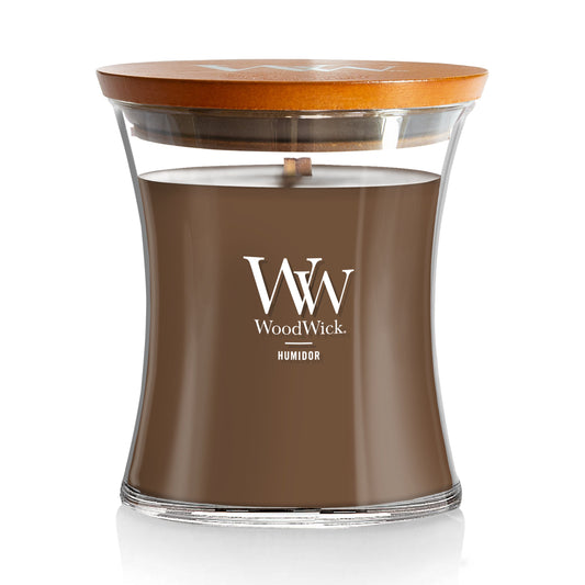 WoodWick Medium Hourglass Candle - Humidor