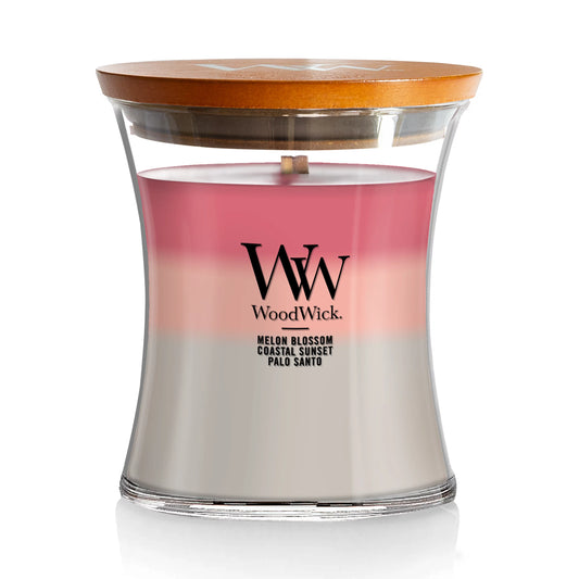 WoodWick Medium Hourglass Candle - Shoreline Trilogy