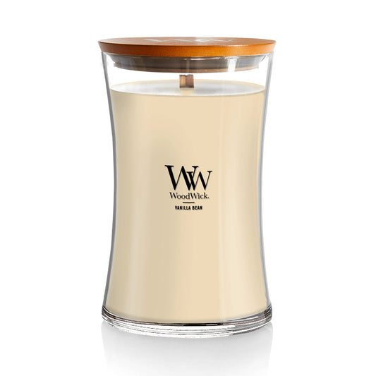 WoodWick Large Hourglass Candle - Vanilla Bean