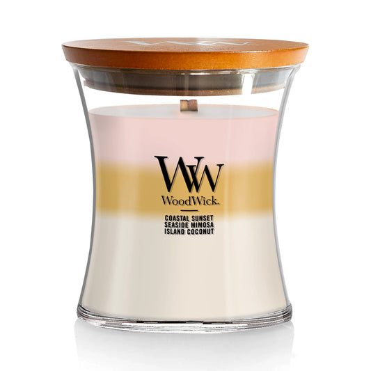 WoodWick Medium Hourglass Candle - Island Getaway Trilogy