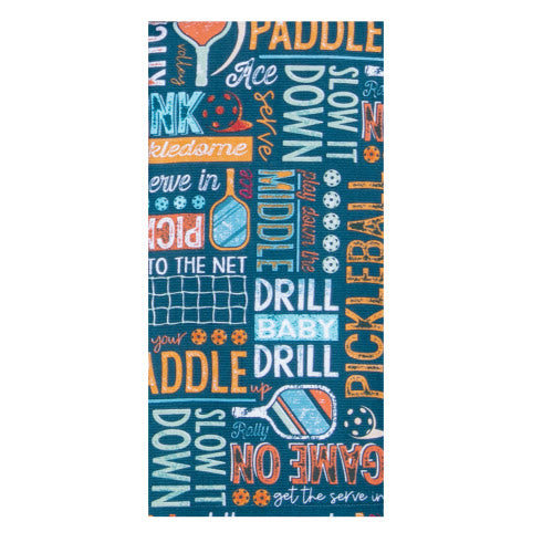 Pickleball Toss Dual-Purpose Terry Towel