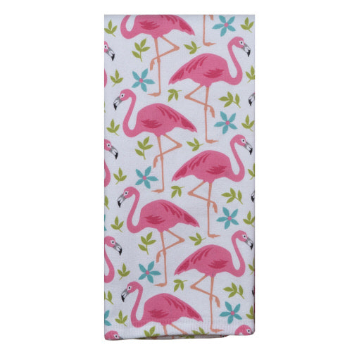 Flamingo Toss Dual-Purpose Towel