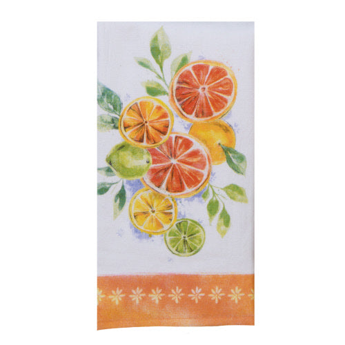 Zesty Fruit Dual-Purpose Terry Towel