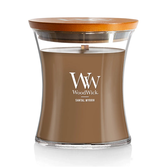 WoodWick Medium Hourglass Candle - Santal Myrrh