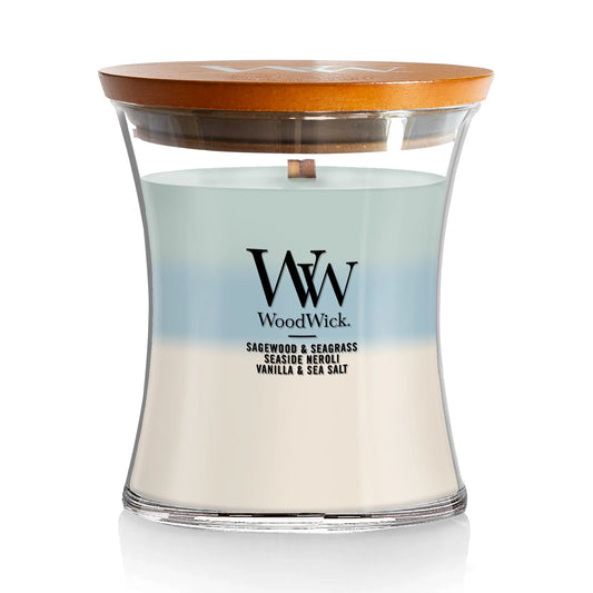 WoodWick Medium Hourglass Candle - Oceanic Trilogy