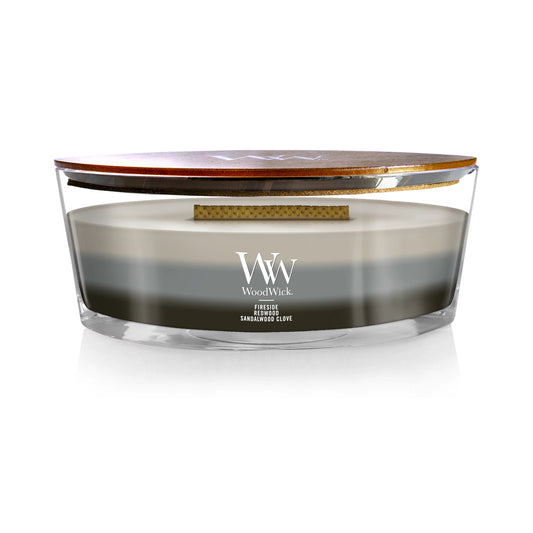 WoodWick Ellipse Candle - Warm Woods Trilogy