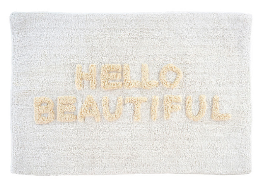 Hello Beautiful Bath Mat