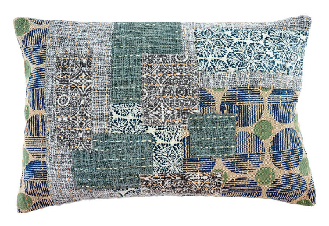 Kantha Patchwork Pillow