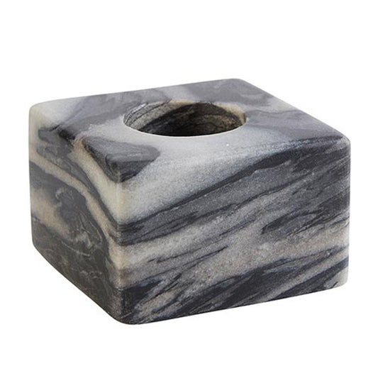 Black Marble Tealight Holder