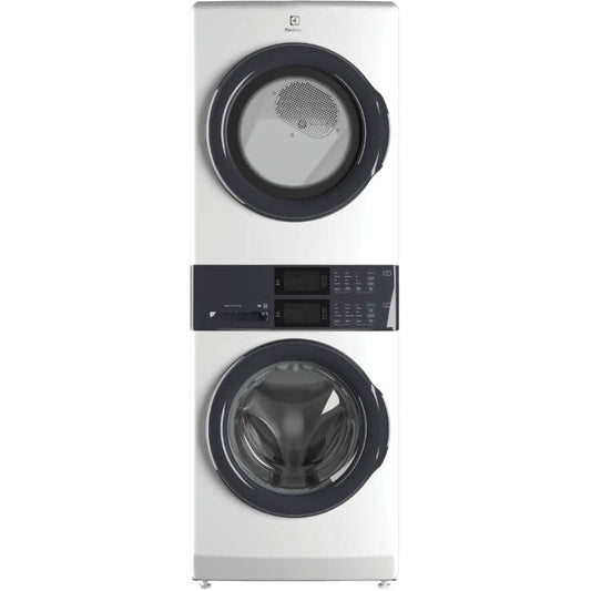 Laundry Tower™ Single Unit Front Load 5.1 Cu. Ft. Washer and 8 Cu. Ft. Electric Dryer ELTE730CAW